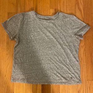 Abercrombie and fitch grey t shirt